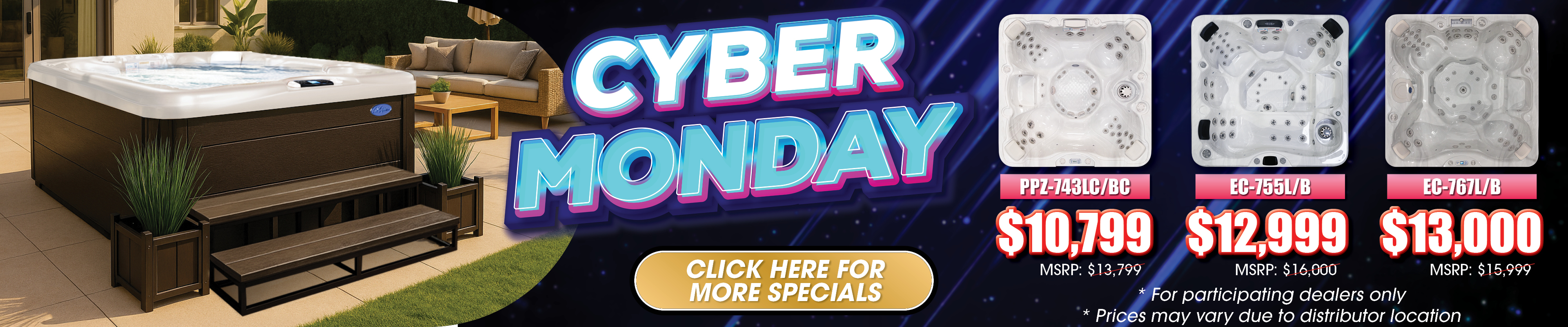 Calspas hot tub being used in a family setting - Normal